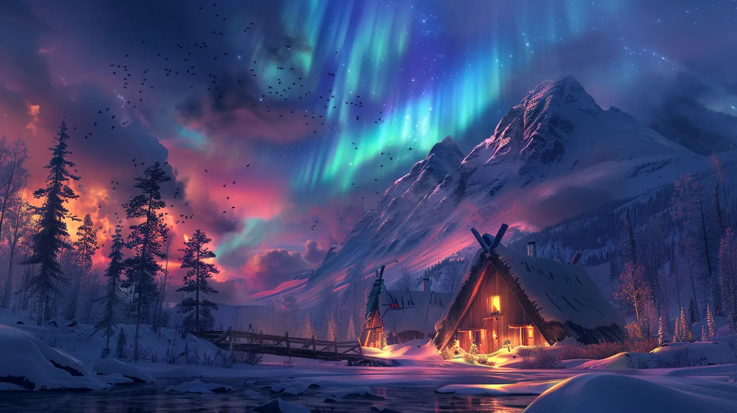 Northern Lights and Indigenous Sami Culture in Scandinavia