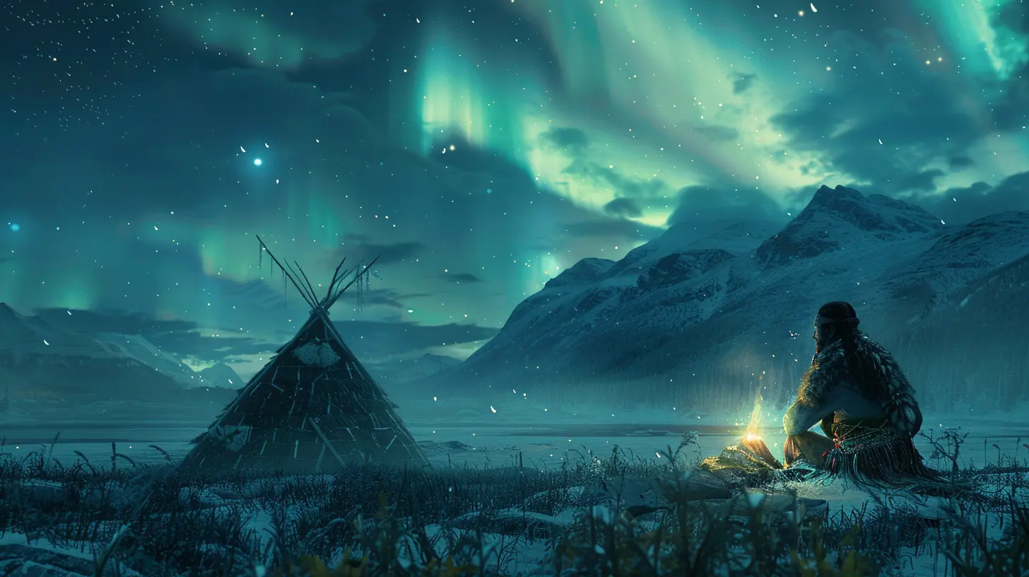 Northern Lights and Indigenous Sami Culture in Scandinavia